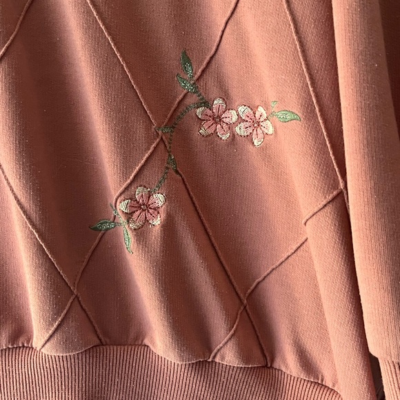 Alfred Dunner Pink Heart Sweater - Picture 6 of 9